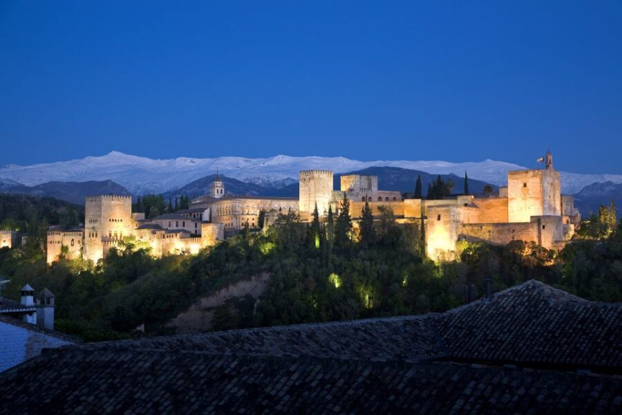 Granada: The Alhambra and Nasrid Palaces Guided Night Tour - Walking Through Fragrant Gardens After Dark